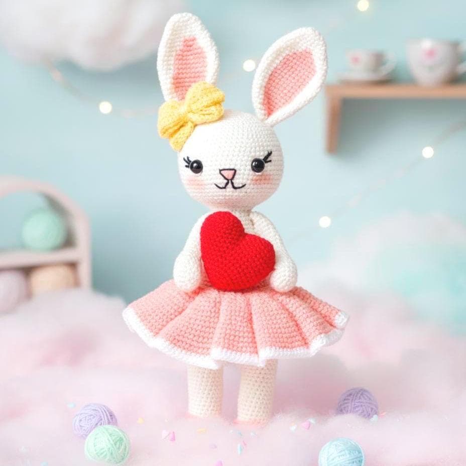 Crochet Bunny Pattern with Dress