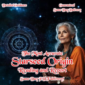 Starseed Origin Reading, Same Day Deatiled Report, Starseed Astrology Report, Cosmic Origin, Birth Chart, Which Star System Do You Come From