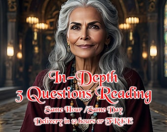 3 Question Tarot Reading: In-Depth Psychic Insights (Digital Report)