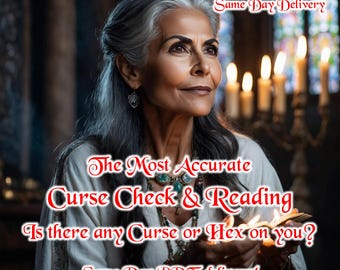 Curse Check Reading Same Day PDF Delivery - Find Out If There Is Any Curse On You, Spiritual Cleansing, Aura and Energy Cleansing