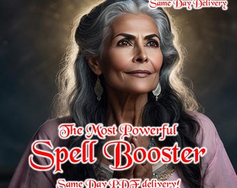 Spell Booster Ritual, Digital Spell Enhancement Guide, Spell Booster Guide, Empower Your Spells, Spiritual Boost, Fast Manifestation