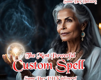 Custom Spell and Ritual Guide, Personalised Spell, Custom Made-To-Order Digital Altar Photo & PDF, Spiritual Manifestation, Unique Spellwork