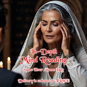 Accurate Telepathy Reading Same Day, Detailed Mind Reading, Empathy, Telepathy, Real Telepathy Reading, Psychic Reading, Same Day Reading