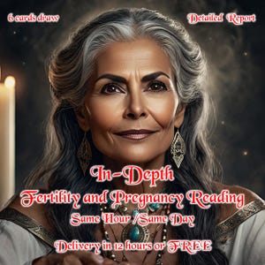 Fertility Tarot Reading, Same Day Delivery, In-Depth Psychic Report, Fertility Guidance, TTC Tarot Reading, Pregnancy Tarot Insight