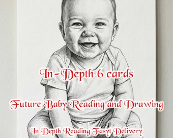 Future Baby Psychic Reading and Sketch | Same Day Prediction (Digital PDF Download)