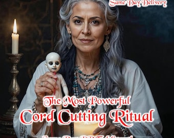 Cord Cutting Ritual and Spell Same Day PDF Guide, Past Relationship, Cut Energetic Ties, Energy Release, Aura Cleanse, Banishment Spell