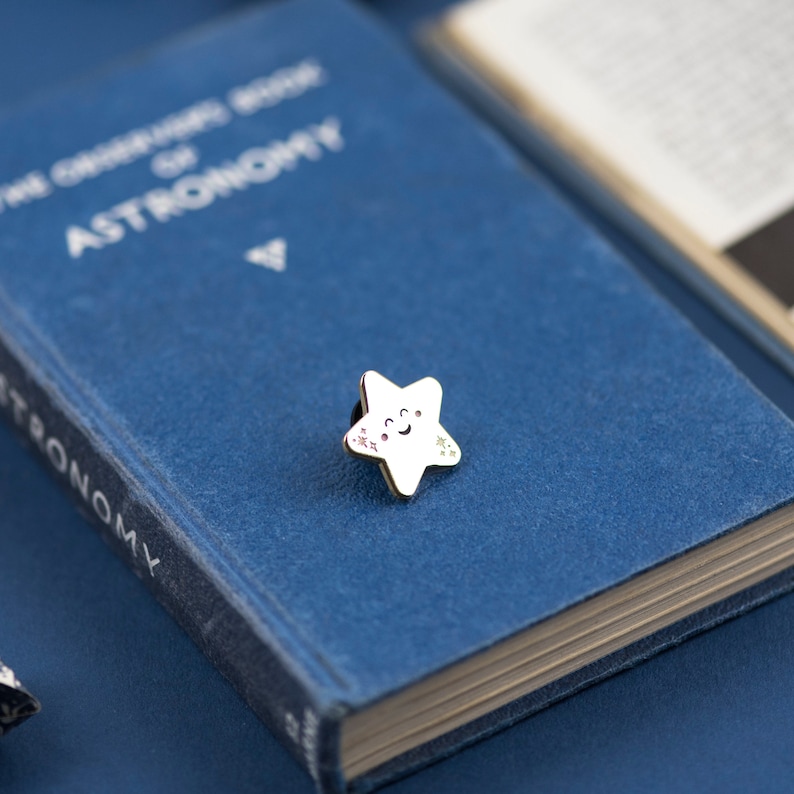 Cute Happy Star Enamel Pin Set Collar Pins Kawaii Stars Etsy