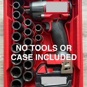 Insert for M18 Fuel 1/2” 2962-20 with socket and battery storage! USA designed and manufactured! Insert only