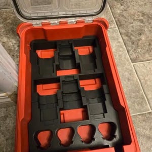 Milwaukee Packout M12-batterijhouder! Alleen invoegen