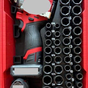 No tools or case Packout M12 Fuel 3/8” Stubby USA designed and manufactured! Gen 2 2562-20!  Insert only! Socket set 49667009