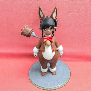 Customized 3D figure of your game character - Final Fantasy, WoW, Genshin, Avatar as miniature, figure, resin print, painted or unpainted