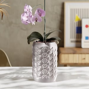 Tree Pattern Vase | 3D Printed Decorative Vase with Intricate Design | Modern Home & Office Décor