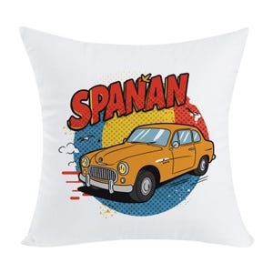 Car Printed Sofa Pillow With Core Print On Your Demand, 35x35cm, 40x40cm, 45x45cm, 50x50cm, 60x60cm