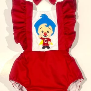 Rumper INSPIRADO en Héroe del Corazón, Tutu Cumpleaños de Payaso del Amor, Conjunto Aplasta el Pastel niñas de Corazón, Rojo o Rosa,