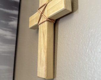 Handcrafted Wall Cross – 7” x 4.75”