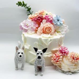 パーソナライズされた犬用ケーキトッパー、犬用ウェディングケーキトッパー、犬の誕生日プレゼント、犬好きの方へのプレゼント、ケーキデコレーション、犬用敬礼帽子、ペットの誕生日