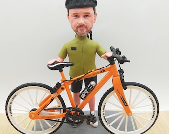 Figura de ciclista personalizada en 3D: Figura de ciclista personalizada