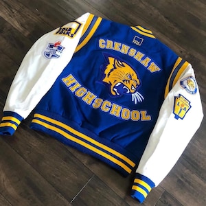 Custom Leather Varsity Jacket | Personalized Letterman Bomber Jacket | Custom Jacket for Men & Women | Customizable Varsity Style Outerwear