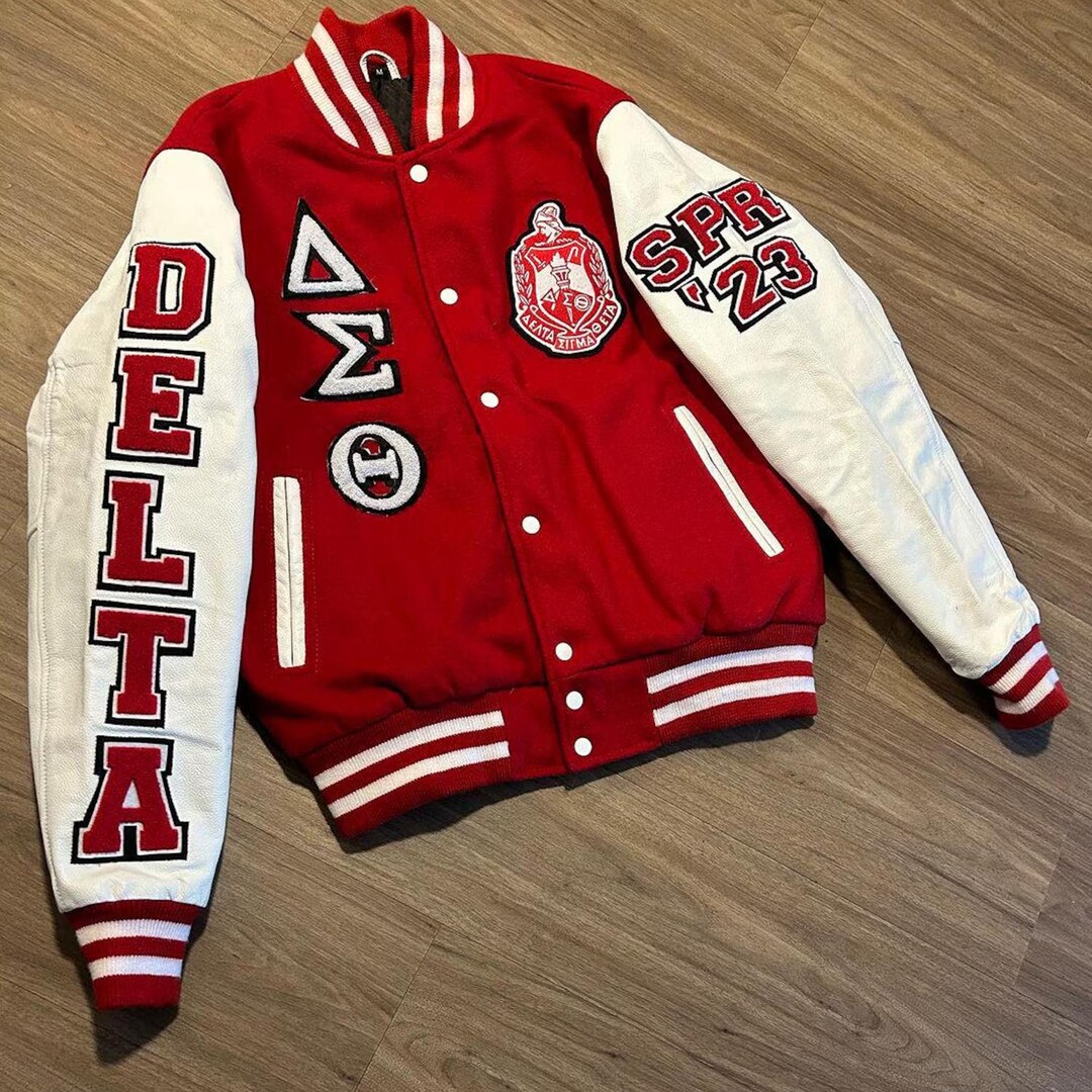 Custom Black Leather Varsity Jacket | Personalized Football Bomber ...