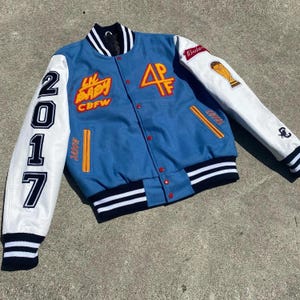 Custom Varsity Jacket | Personalized Baseball Letterman Jacket | Custom Leather & College Varsity Jacket | Unisex Customized Team Jacket