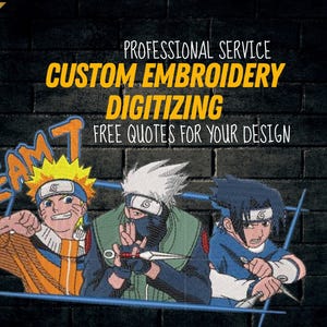 Custom Embroidery Digitizing Service | Logo to DST/PES File | Machine-Ready Designs | Digitizing Only