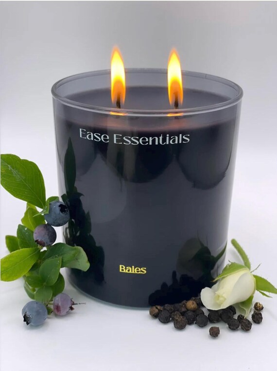 Baies Hochleistungs-Luxus-Kerze | Alternative zu Diptyque | Langsames Brennen, raumfüllender Duft, gemeißelte Säulen, ungiftig, lang anhaltend