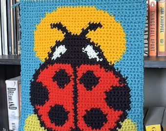 Lil' Ladybug Crochet Tapestry Pattern