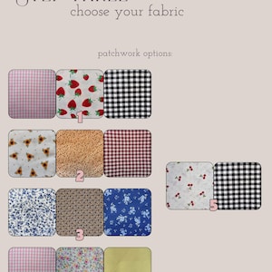 Handmade Bible Cover | Quilted, Patchwork, Corduroy | Customizable Fabric and Ruffles | Book, Diary Cover image 6