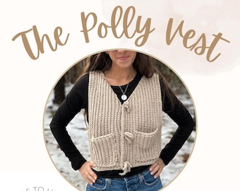ポリーベストのかぎ針編みパターン