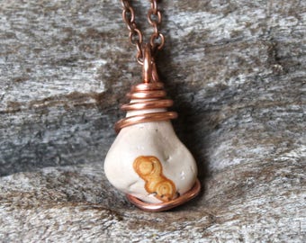 Natural Coral Necklace - Ocean Inspired Jewelry by Mermaid Tears - Organic Coral Jewelry - Mermaid Style Necklace - Natural Beach Jewelry