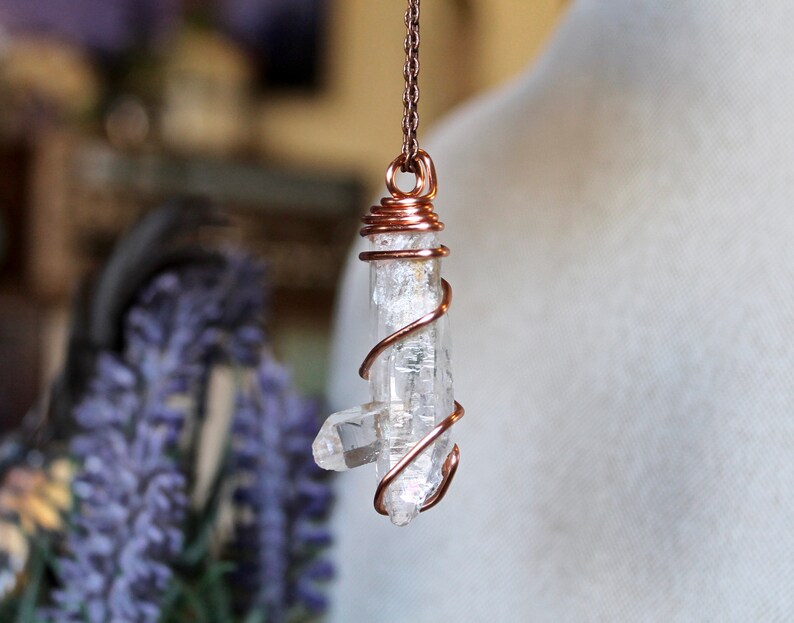 Boho Jewelry Quartz Crystal Necklace for Women