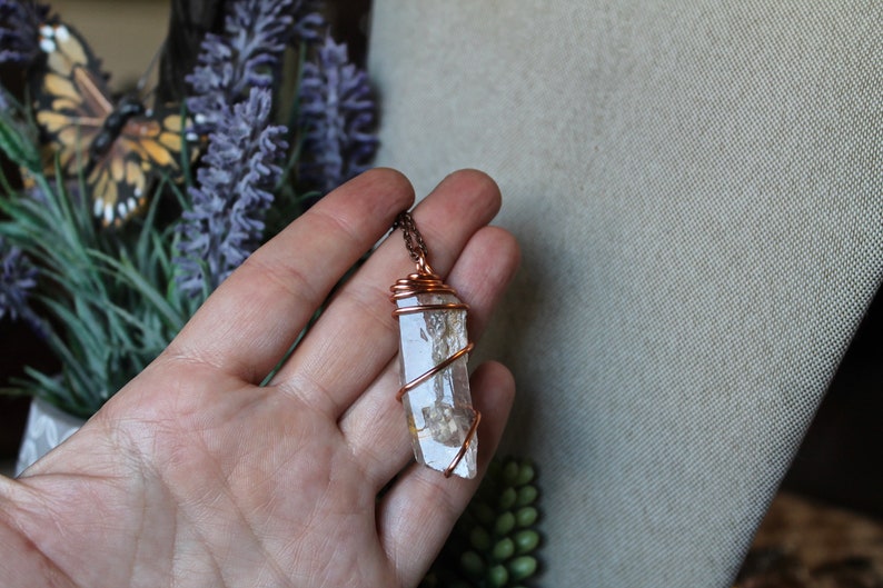 Boho Jewelry Quartz Crystal Necklace for Women