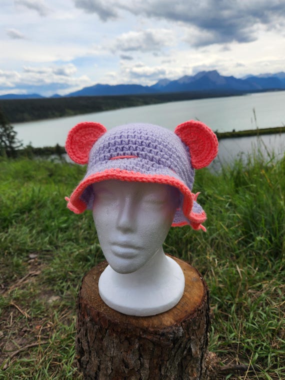 Cutesie in Pink Bear Bucket Hats - Etsy Israel display picture 2