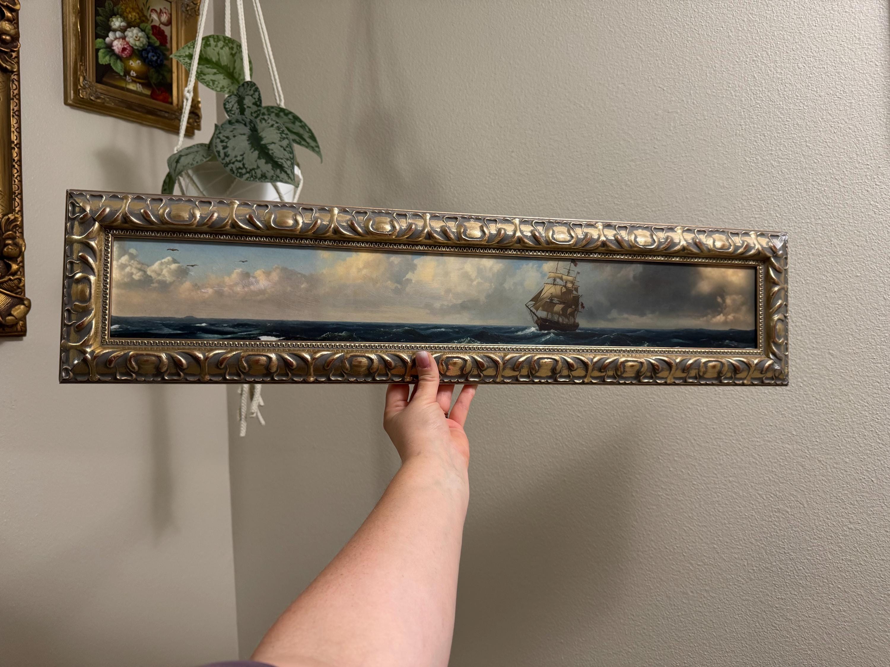 70s Ocean Painting - Etsy