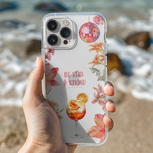 Summer Collage Fruit Cocktail Christianity Bible Verse Case iPhone 16 15 14 13 12 Pro Max Plus Mini, Samsung 21 Ultra Plus, Faith Based Gift