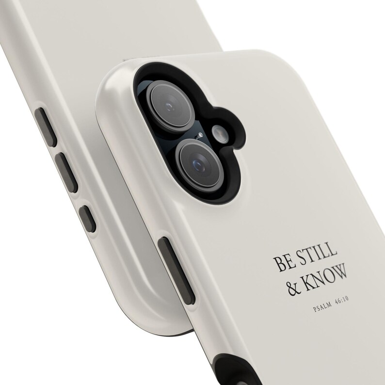 Magsafe Compatible Wildflower Be Still & Know Bible Verse Case, iPhone 17 16 15 14 13 Pro Max Plus, Faith Based Gift, Christian Phone Case image 6