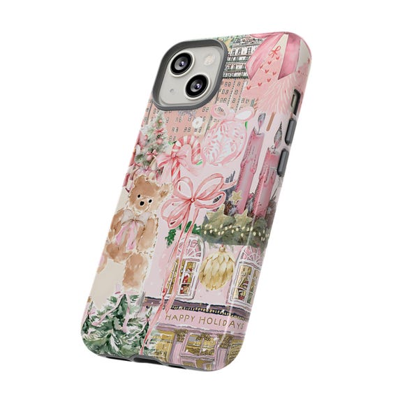 initial leather phone case The Monogrammed Leather Phone Case