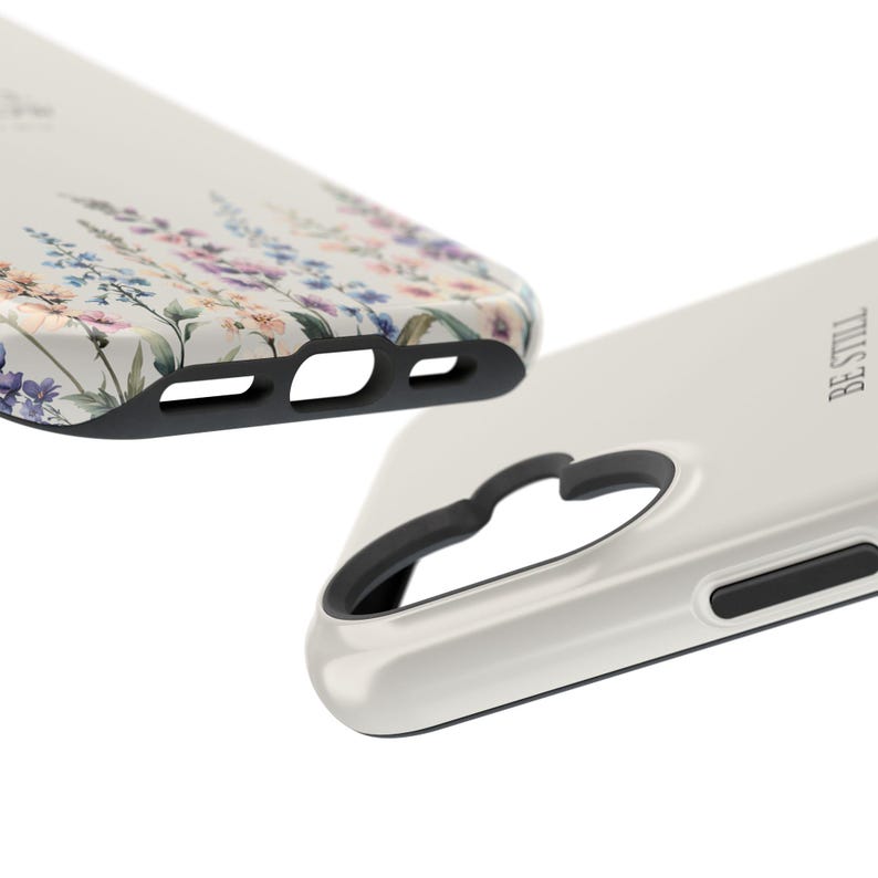 Magsafe Compatible Wildflower Be Still & Know Bible Verse Case, iPhone 17 16 15 14 13 Pro Max Plus, Faith Based Gift, Christian Phone Case image 7