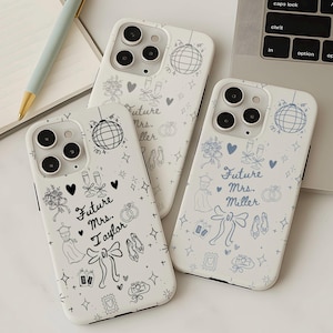 Future Mrs. Phone Case Personalized Gift Bride To Be, iPhone 17 16 16e 15 14 13 12 Pro Max Plus Mini, Galaxy S26 S25 S24 S23, Pixel 10 9 8 7