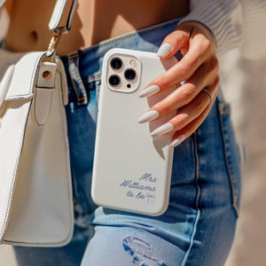 Custodia personalizzata per telefono Future Mrs., iPhone 17 16 15 14 13 12 Pro Max Plus, Galaxy S26 S25 S24 S23 S22 Ultra Plus, Pixel 10 9, regalo per la futura sposa
