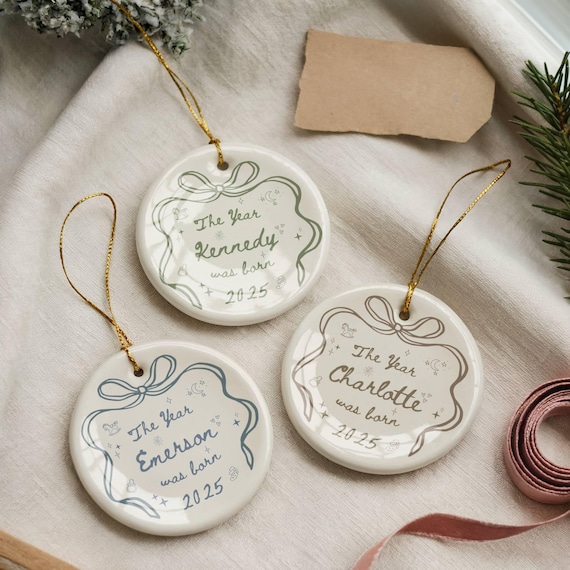 Expecting Baby Ornament 2026, Personalized First Christmas Baby Ornament, Baby Girl Gifts, New Baby Ornament, New Baby Boy Gifts