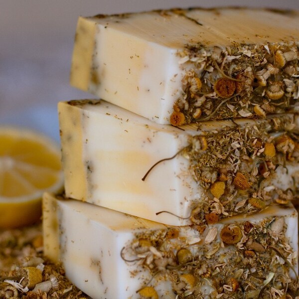 Lemon Chamomile Hand-Crafted Soap