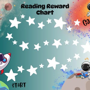 Reading Rockets Reading Development Chart Reading Progress Chart, Book Reward Chart, Kids Book Reading Chart ...