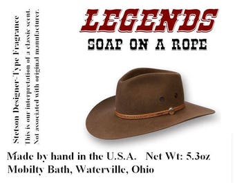 Legends Soap-On-A-Rope (Stetson type fragrance)