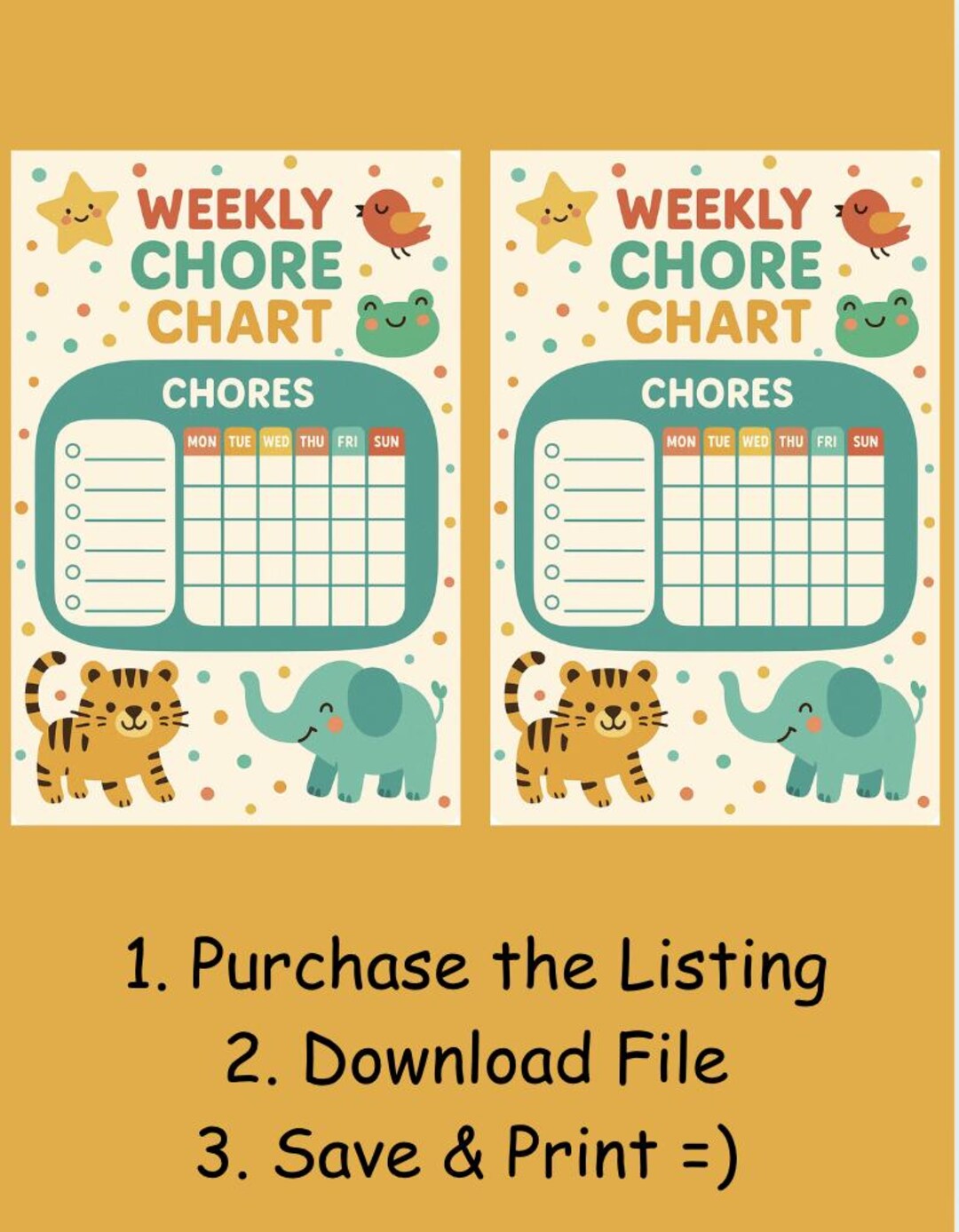 Kids Routine Tracker - Etsy