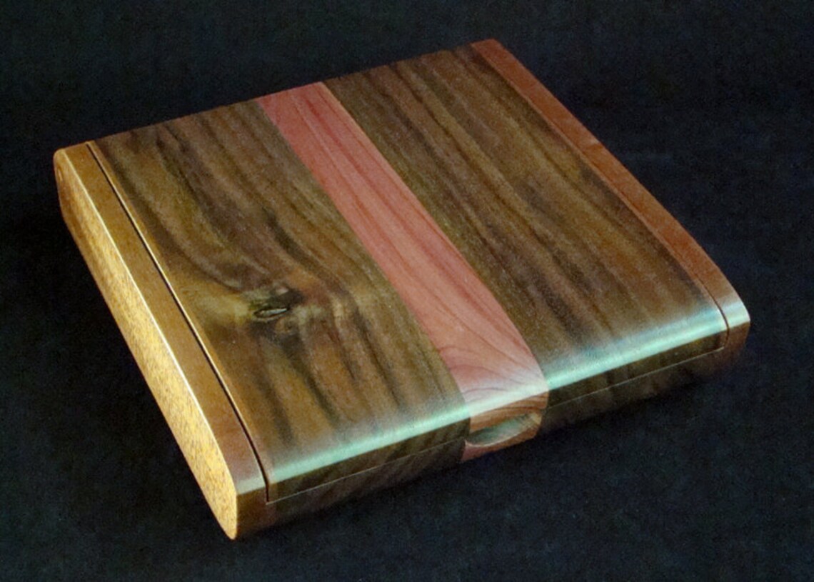 Wood Desk Box Etsy