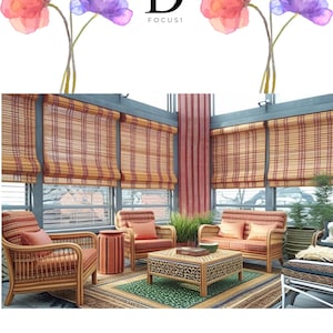 Handmade blind shades,Customized Sarkanda Chik Blinds| Curtains For Windows|Curtains For Doors|Blinds For Doors| Sunshade Roller For Window