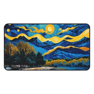Estes Lake Park, U.S.A. Non-Slip Desk Mat | Free Shipping | Premium Desk Mat | Gaming & Office Setup