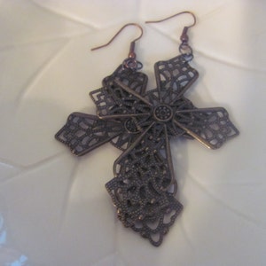 Mary Cross Earrings