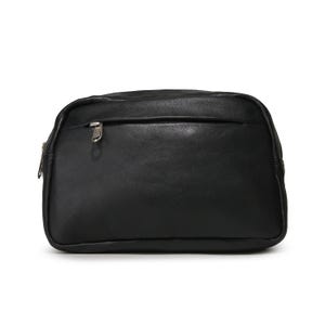 Bolso bandolera de piel auténtica / Bolso bandolera unisex para viajes y uso diario / Bolso de hombro hecho a mano con correa ajustable y cremallera de latón